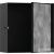 Hansgrohe XTRASTORIS ROCK 300/300/140 falfülke cserélhető ajtóval, matt fekete 56091670