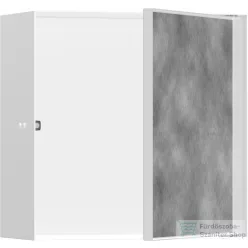   Hansgrohe XTRASTORIS ROCK 300/300/140 falfülke cserélhető ajtóval, matt fehér 56091700