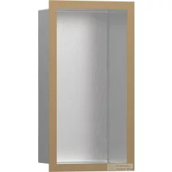   Hansgrohe XTRASTORIS INDIVIDUAL 300/150/100 falfülke rozsdamentes acél,design kerettel, szálcsiszolt bronz 56094140