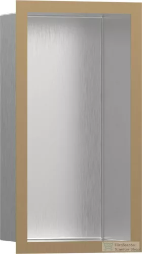 Hansgrohe XTRASTORIS INDIVIDUAL 300/150/100 falfülke rozsdamentes acél,design kerettel, szálcsiszolt bronz 56094140
