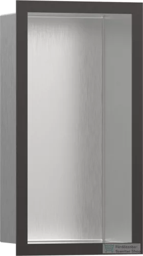 Hansgrohe XTRASTORIS INDIVIDUAL 300/150/100 falfülke rozsdamentes acél,design kerettel, szálcsiszolt fekete/króm 56094340