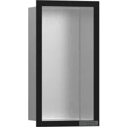   Hansgrohe XTRASTORIS INDIVIDUAL 300/150/100 falfülke rozsdamentes acél,design kerettel, matt fekete 56094670