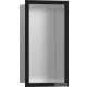Hansgrohe XTRASTORIS INDIVIDUAL 300/150/100 falfülke rozsdamentes acél,design kerettel, matt fekete 56094670
