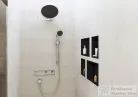 Hansgrohe XTRASTORIS INDIVIDUAL 300/150/100 falfülke rozsdamentes acél,design kerettel, matt fekete 56094670