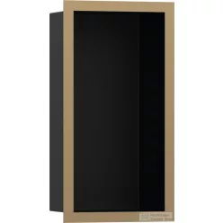   Hansgrohe XTRASTORIS INDIVIDUAL 300/150/100 falfülke matt fekete,design kerettel, szálcsiszolt bronz 56095140