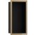 Hansgrohe XTRASTORIS INDIVIDUAL 300/150/100 falfülke matt fekete,design kerettel, szálcsiszolt bronz 56095140
