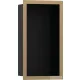 Hansgrohe XTRASTORIS INDIVIDUAL 300/150/100 falfülke matt fekete,design kerettel, szálcsiszolt bronz 56095140