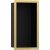 Hansgrohe XTRASTORIS INDIVIDUAL 300/150/100 falfülke matt fekete,design kerettel, polírozott arany hatású 56095990