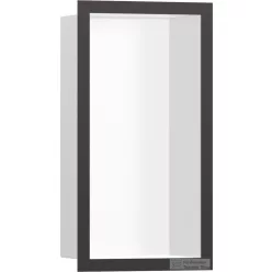   Hansgrohe XTRASTORIS INDIVIDUAL 300/150/100 falfülke fehér,design kerettel, szálcsiszolt fekete/króm 56096340