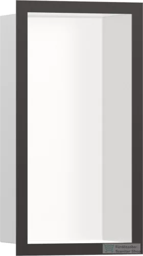Hansgrohe XTRASTORIS INDIVIDUAL 300/150/100 falfülke fehér,design kerettel, szálcsiszolt fekete/króm 56096340