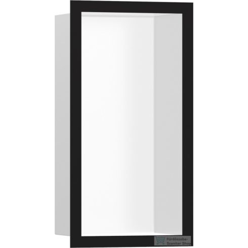 Hansgrohe XTRASTORIS INDIVIDUAL 300/150/100 falfülke fehér,design kerettel, matt fekete 56096670