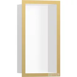   Hansgrohe XTRASTORIS INDIVIDUAL 300/150/100 falfülke fehér,design kerettel, polírozott arany hatású 56096990