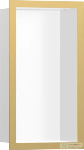 Hansgrohe XTRASTORIS INDIVIDUAL 300/150/100 falfülke fehér,design kerettel, polírozott arany hatású 56096990