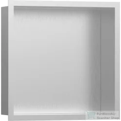   Hansgrohe XTRASTORIS INDIVIDUAL 300/300/100 falfülke szálcsiszolt rozsdamentes acél,design kerettel, rozsdamentes acél 56097800