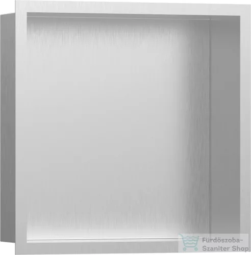 Hansgrohe XTRASTORIS INDIVIDUAL 300/300/100 falfülke szálcsiszolt rozsdamentes acél,design kerettel, rozsdamentes acél 56097800