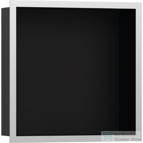 Hansgrohe XTRASTORIS INDIVIDUAL 300/300/100 falfülke matt fekete,design kerettel, rozsdamentes acél 56098800