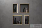 Hansgrohe XTRASTORIS INDIVIDUAL 300/300/100 falfülke fehér,design kerettel, szálcsiszolt bronz 56099140
