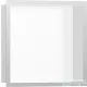 Hansgrohe XTRASTORIS INDIVIDUAL 300/300/100 falfülke fehér,design kerettel, rozsdamentes acél 56099800