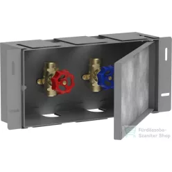   Hansgrohe XTRASTORIS SAFE falfülke cserélhető ajtóval és integrált elzáró szeleppel 150/300/100, rozsdamentes acél 56100800