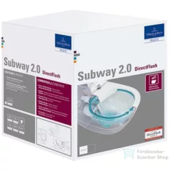   Villeroy & Boch Subway 2.0 Rimless fali wc kombipack Soft close ülőkével CeramicPlus bevonattal 5614 R2 R1 ( 5614R2R1 )