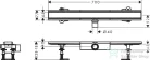 Hansgrohe RAINDRAIN Compact komplett 70 cm-es zuhanyfolyóka,szálcsiszolt rozsdamentes acél 56164800