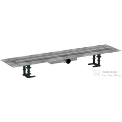   Hansgrohe RAINDRAIN Compact komplett 80 cm-es zuhanyfolyóka,szálcsiszolt rozsdamentes acél 56166800