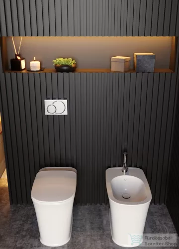 Sapho KERASAN THE NEW YORKER álló WC, alsó/hátsó kifolyású, 36,5x60cm (561801)