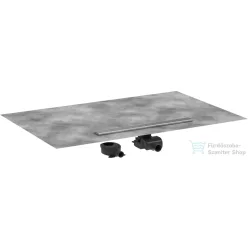   Hansgrohe RAINDRAIN Allround komplett 80 cm-es zuhanyfolyóka,szálcsiszolt rozsdamentes acél 56187800