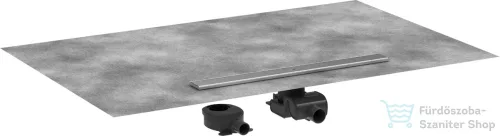 Hansgrohe RAINDRAIN Allround komplett 80 cm-es zuhanyfolyóka,szálcsiszolt rozsdamentes acél 56187800