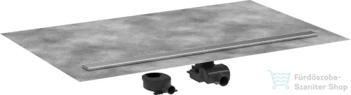 Hansgrohe RAINDRAIN Allround komplett 120 cm-es zuhanyfolyóka,szálcsiszolt rozsdamentes acél 56190800