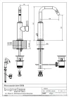 Bugnatese Orion bidet csaptelep automata leeresztővel,szálcsiszolt arany 5623OS