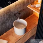 Sapho KERASAN THE NEW YORKER kerámiamosdó, átm.:40cm, matt fehér (564401)