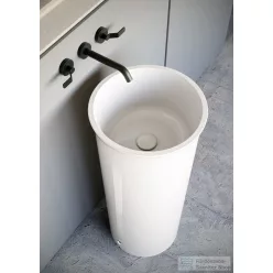   Sapho KERASAN THE NEW YORKER szabadonálló kerámiamosdó, falhoz, 40x89x40cm (564501)