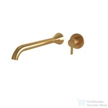   Bugnatese ORION falsík alatti mosdó csaptelep 26 cm-es kifolyóval,leeresztő nélkül,szálcsiszolt arany 5646OS