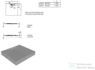 Kolpa San Drop 80×80 zuhanytálca, beépíthető  565600
