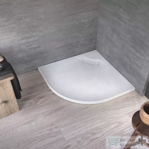 Kolpa San Drop R55 80×80 negyed köríves zuhanytálca, beépíthető  565680