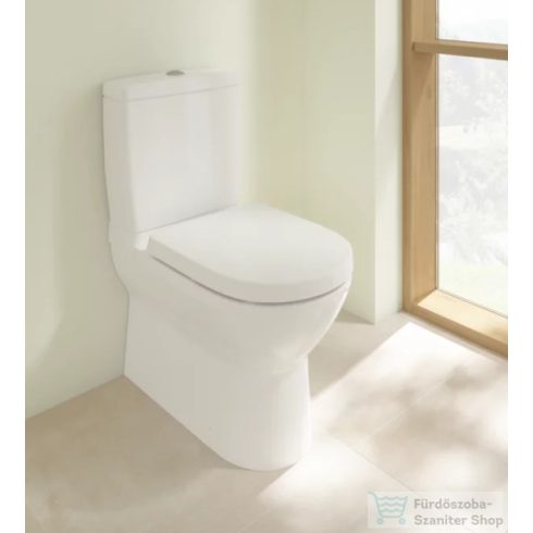 Villeroy & Boch O.Novo monoblokkos wc, CeramicPlus bevonattal 5658 10 R1 ( 565810R1 )