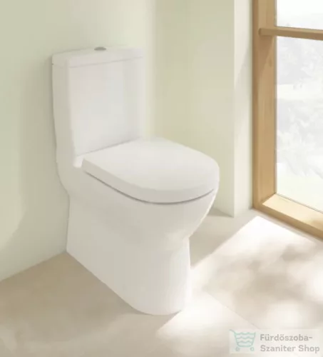 Villeroy & Boch O.Novo monoblokkos wc, CeramicPlus bevonattal 5658 10 R1 ( 565810R1 )