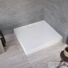 Kolpa San Drop 120x80 cm-es, előlapos zuhanytálca, szifon nélkül, fehér 566000