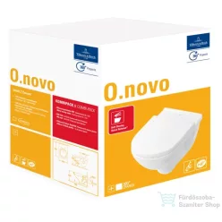   Villeroy & Boch O.Novo fali wc Kombipack Soft close ülőkével CeramicPlus bevonattal 5660 H1 R1 ( 5660H1R1 )