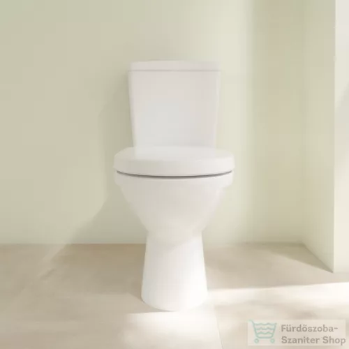 Villeroy & Boch O.Novo alsó kifolyású monoblokkos wc, CeramicPlus bevonattal 5661 01 R1 ( 566101R1 )