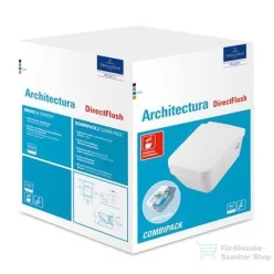   Villeroy & Boch Architectura Rimless fali wc Kombipack Soft close ülőkével CeramicPlus bevonattal 5685 HR R1 ( 5685HRR1 )