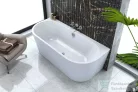 Kolpa San DREAM-SP 175x75 cm-es falhoz tolható térkád fehér leeresztővel, fényes fehér 570550
