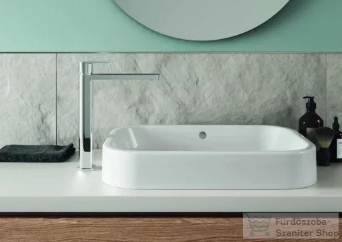 Hansa Hansastela Eco magasított mosdó csaptelep leeresztő nélkül,króm 57102273