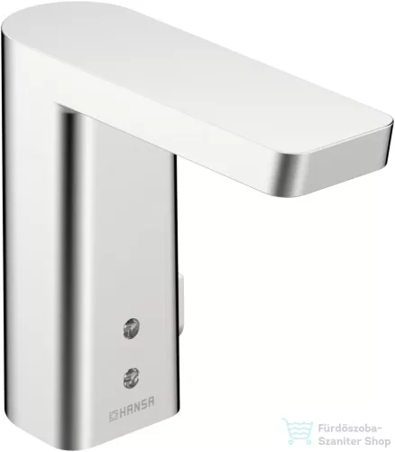 Hansa Hansastela Eco+ elektromos mosdócsaptelep kézi hőfokszabályozóval,akkumulátoros,króm 571622790004