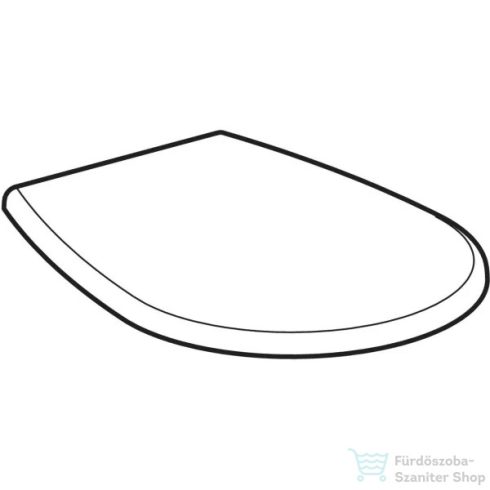 Geberit Renova alsó rögzítésű WC-ülőke,fehér 572165000