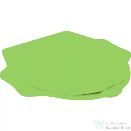 Geberit BAMBINI alsó rögzítésű lecsapódásgátlós wc tető gyerekeknek,teknősbéka design,sárga-zöld,573366000