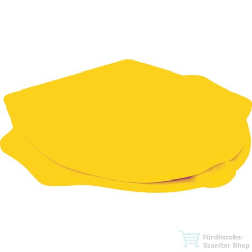 Geberit BAMBINI alsó rögzítésű lecsapódásgátlós wc tető gyerekeknek,teknősbéka design,sárga 573367000