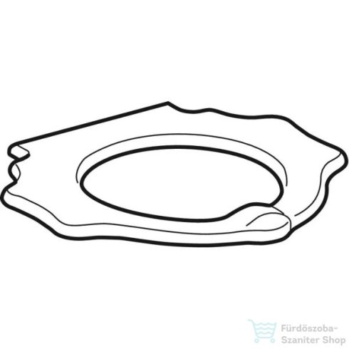 Geberit BAMBINI alsó rögzítésű ülőkarima támaszkodóval gyerekeknek,teknősbéka design,fehér 573370000