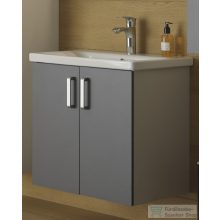   Kolpa San Evelin OUE 65 alsószekrény mosdóval 2 ajtóval, antracit színben  573810